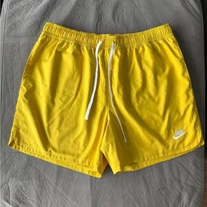 Men’s Nike Yellow Mesh Shorts